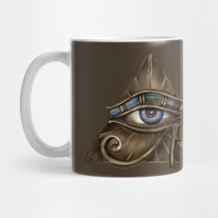 Egyptian Eye of Horus - Wadjet Digital Art Mug